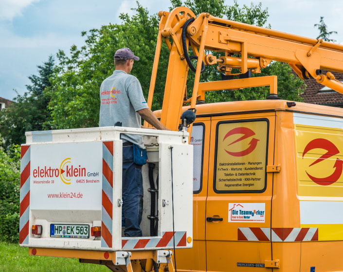 Vermietung Hubsteiger Elektro Klein